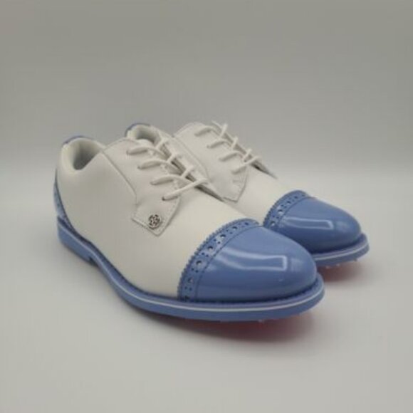G/FORE Shoes - G/Fore Gallivanter Cap-Toe Women's Size 6 Snow Vista Blue Golf Shoes G4LS22EF04